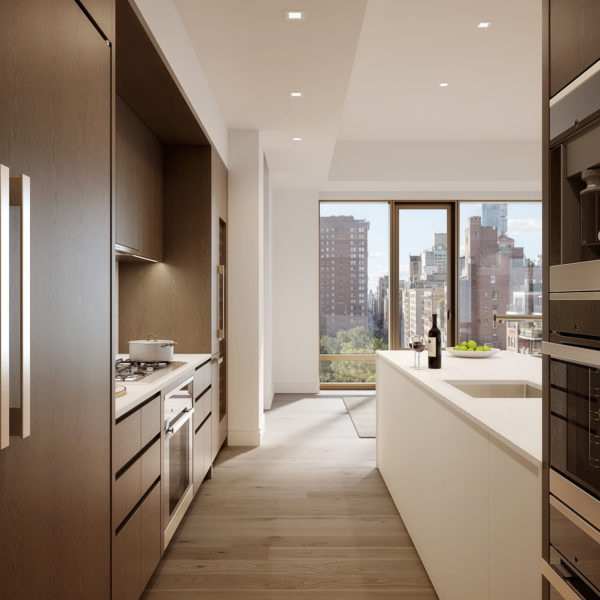 Gramercy Park Condo Kitchen at 200 East 21st Street