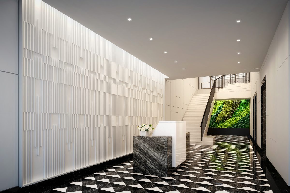 Lobby at 200 East 21st Street, Gramercy, NYC