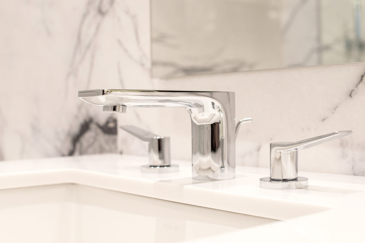 Master Bathroom Sink at 200 East 21st Street, Gramercy, NYC