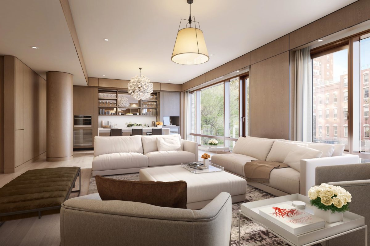 Luxury Condos Gramercy, New York City, Lounge at 200 East 21st Street